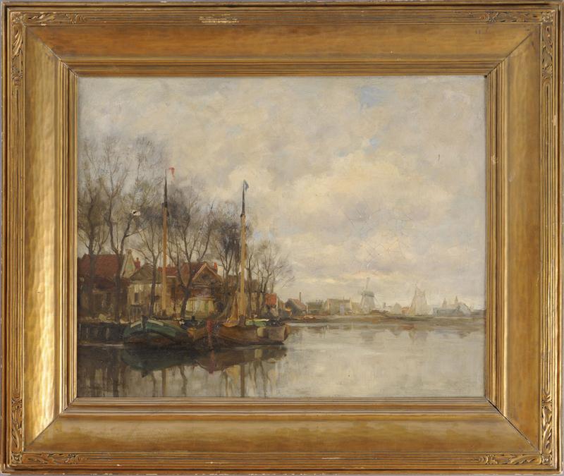 AMERICAN SCHOOL: DUTCH HARBOR SCENE