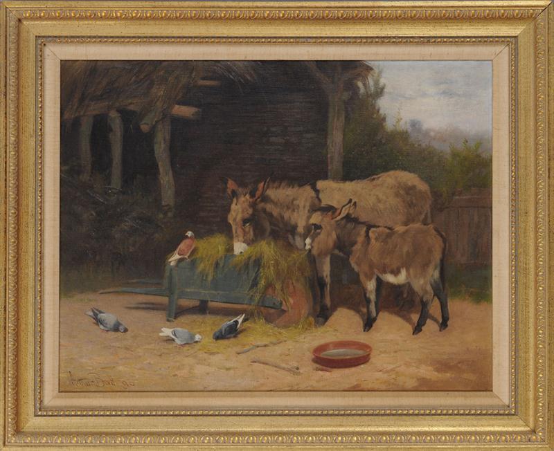 ARTHUR BATT 1846 1911 DONKEYS 13cb83