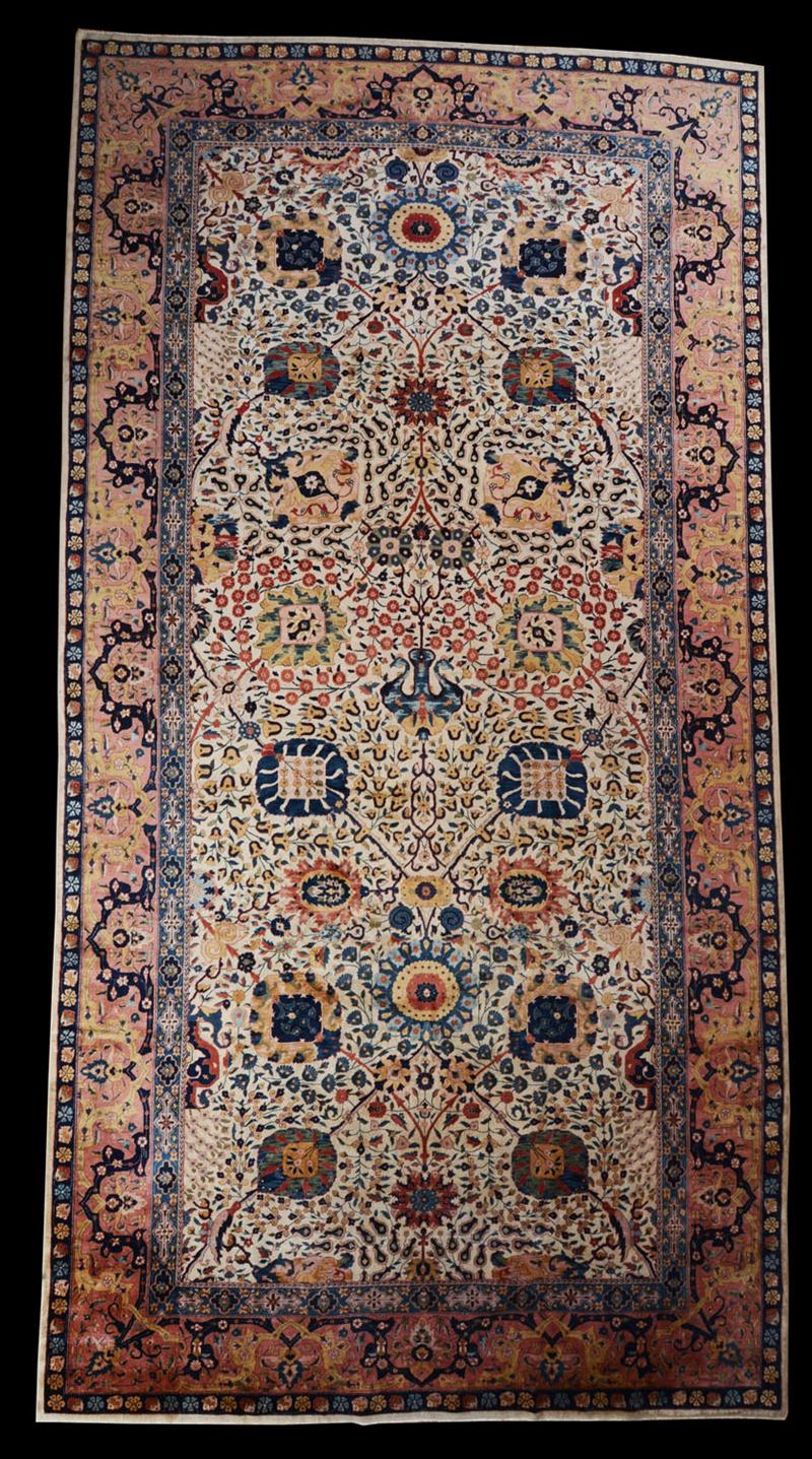 FINE NORTH INDIAN CARPET Size adjusted  13cbb1