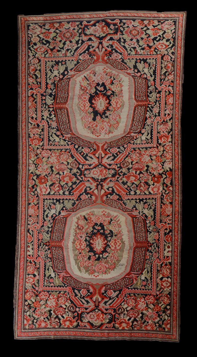 BESSARABIAN CARPET Woven with two