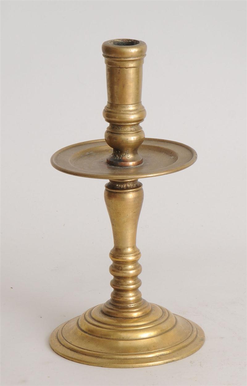 FLEMISH BAROQUE BRASS CANDLESTICK 13cbc1