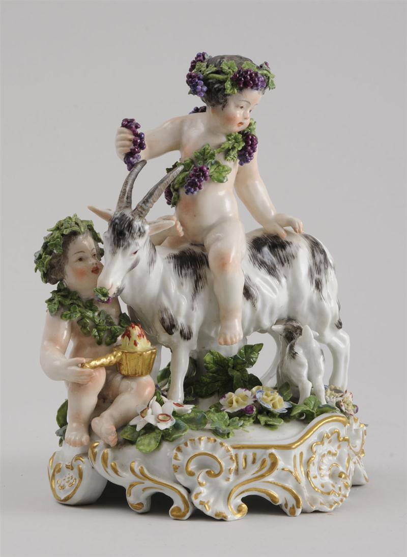 MEISSEN PORCELAIN GROUP With canceled 13ccb0