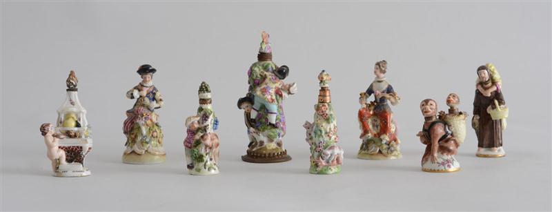 GROUP OF EIGHT ENGLISH PORCELAIN 13ccc6