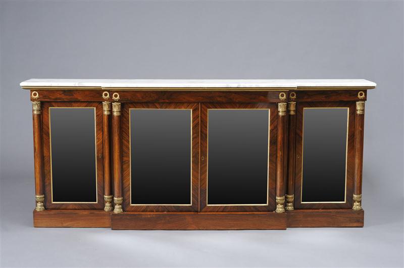 REGENCY GILT BRONZE MOUNTED ROSEWOOD 13cd14