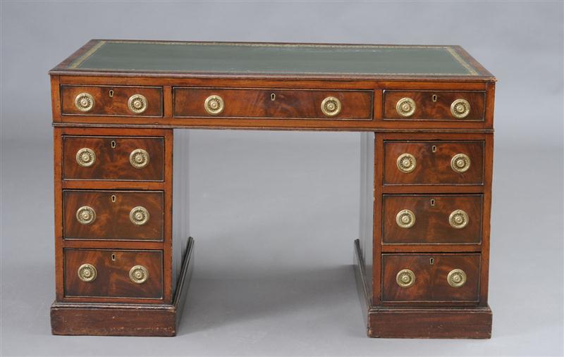 DIMINUTIVE VICTORIAN PEDESTAL DESK