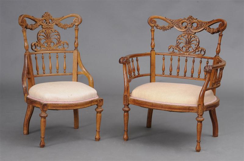 LOUIS XVI REVIVAL CARVED FRUITWOOD 13cd7f