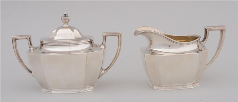 REED AND BARTON SILVER CREAMER AND COVERED