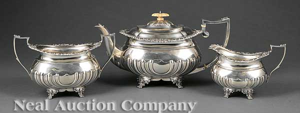 A George IV Sterling Silver Tea 13cf69