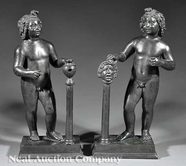 A Pair of Italian Patinated Bronze 13cf8b