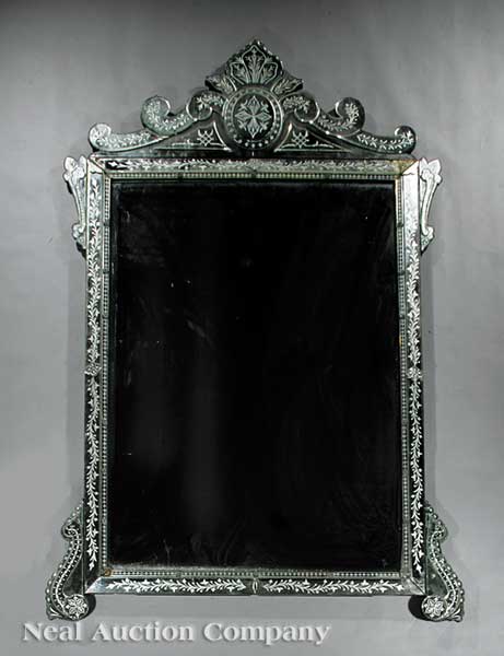 A Monumental Venetian Mirror early
