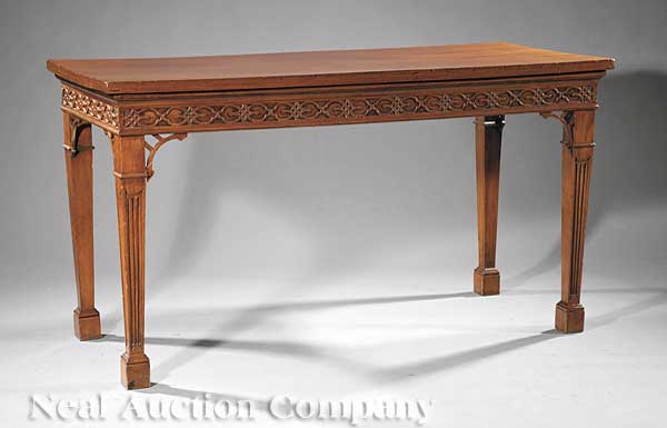 A George III Mahogany Console Table