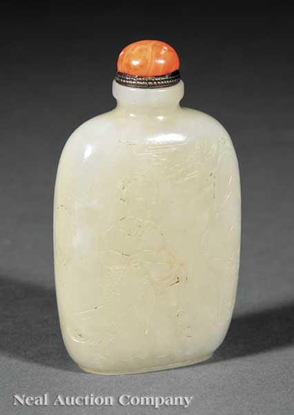 A Chinese White Jade Snuff Bottle 13cfe8