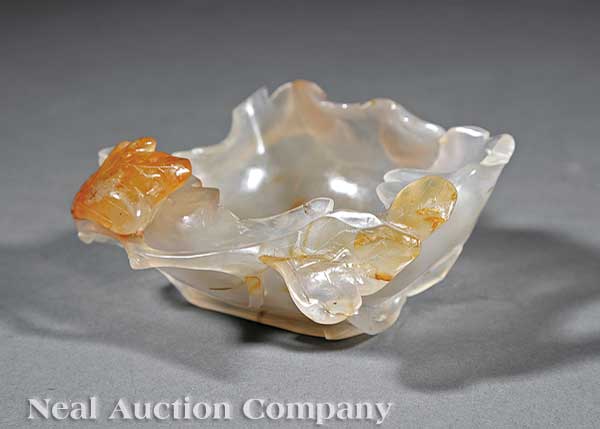 A Chinese Agate Brushwasher 18th 13cff7