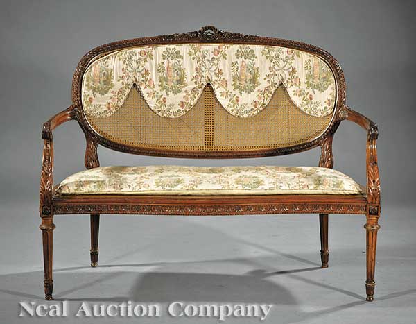 A Louis XVI Style Carved Fruitwood 13d030