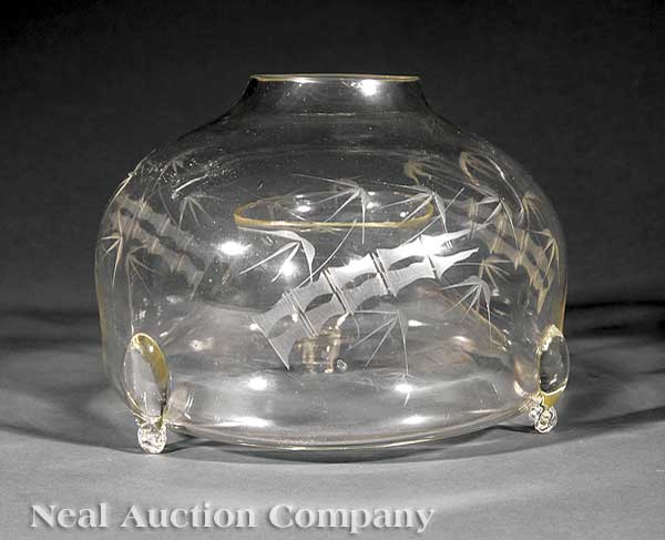 A Fine American Etched and Blown 13d078