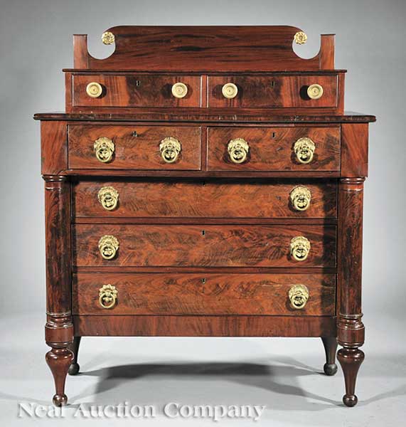 An American Classical Carved Mahogany 13d081