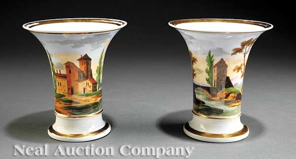 A Pair of Paris Porcelain Spill 13d09d