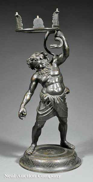 An Italian Bronze of Silenus late 13d095