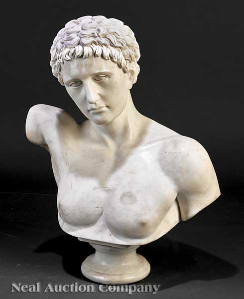 An Italian Marble Bust of the Hermes 13d09f