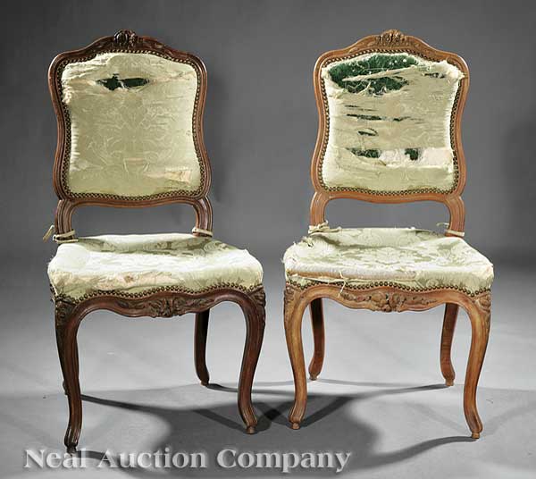 A Pair of Louis XV-Style Carved