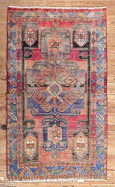 An Unusual Persian Hamadan Carpet