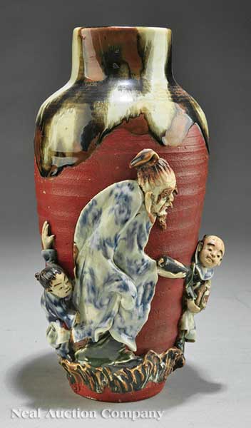 A Japanese Sumida Ware Figural 13d102