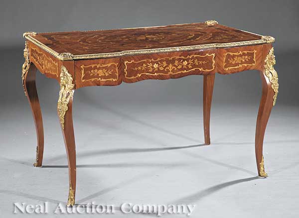 A Louis XV-Style Marquetry and