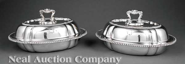 A Pair of Gorham Silverplate Entree