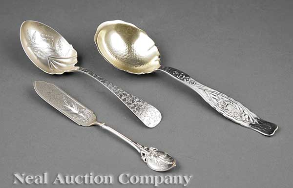 A Group of Antique American Sterling