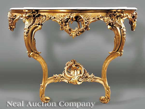An Antique Louis XV Style Carved 13d220