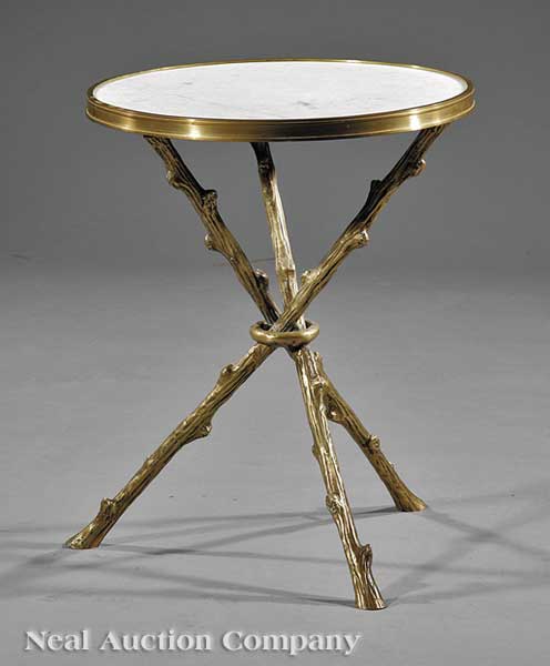 A Gilt Metal and Marble Occasional 13d222