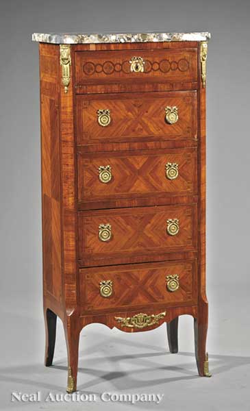 A Louis XVI-Style Kingwood Marquetry