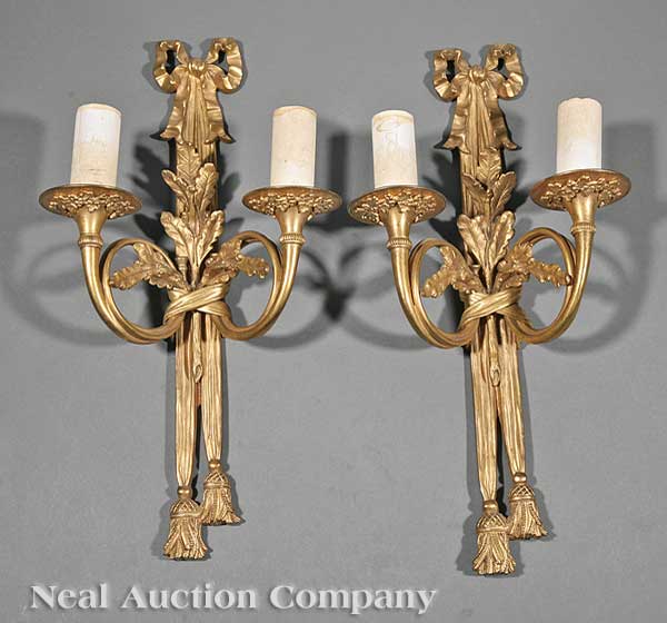 A Pair of French Neoclassical Gilt 13d247