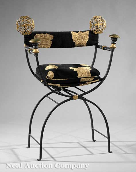 A Decorative Iron and Gilt Metal 13d263