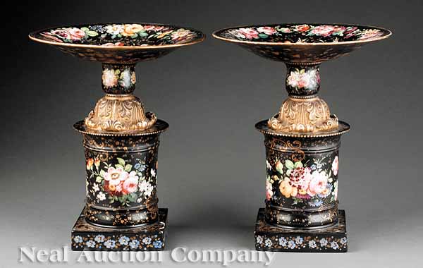 A Pair of Paris Gilt and Polychrome 13d3cc