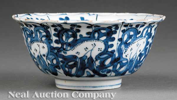 A Chinese Blue and White Kraak Porcelain