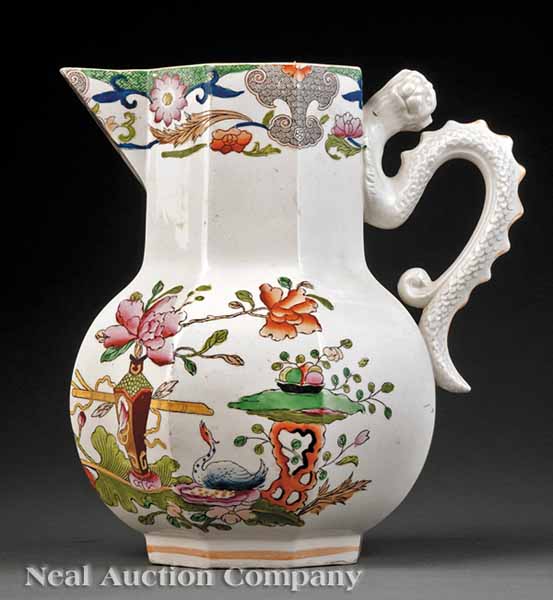 A Mason s Ironstone Vase and Table  13d41b