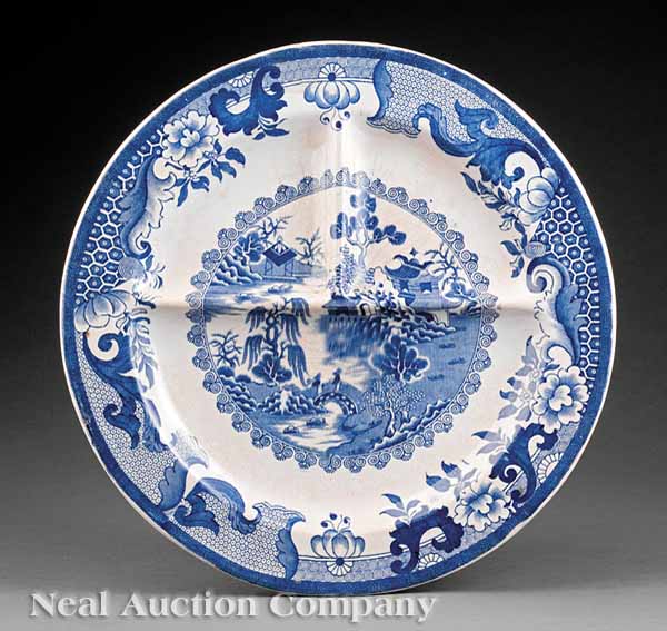 Two Mason s Ironstone Blue Transfer Decorated 13d423