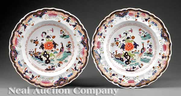 A Pair of Mason s Ironstone Chinese 13d425