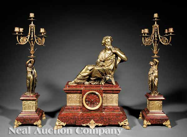 A Fine Napoleon III Griotte Marble 13d460