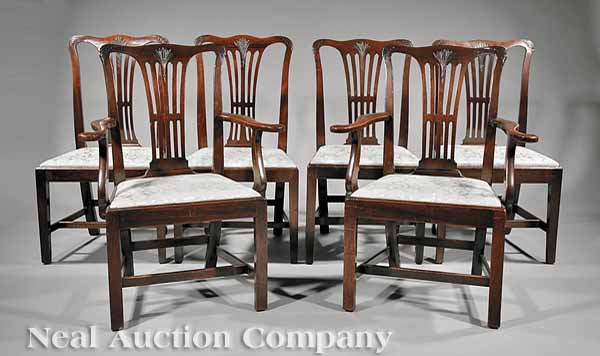 A Set of Six Antique George III-Style