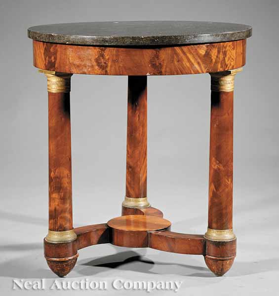 An Empire Bronze-Mounted Mahogany