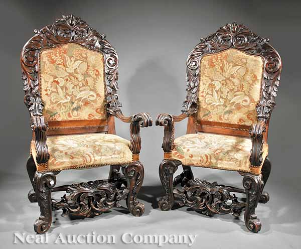 A Fine Pair of Venetian Carved 13d474