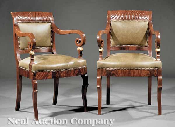 A Pair of Baltic Carved Mahogany 13d475