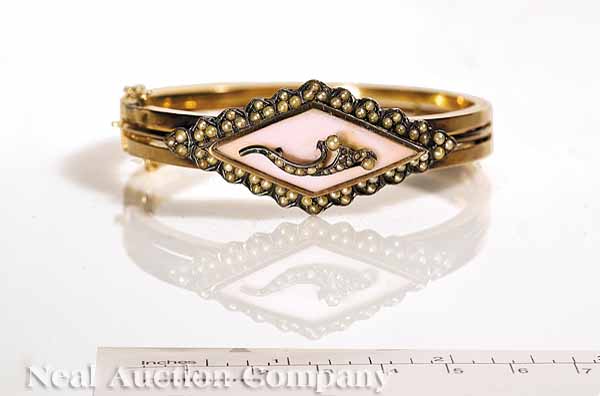 A French 18 kt Rose Gold Silver 13d48e