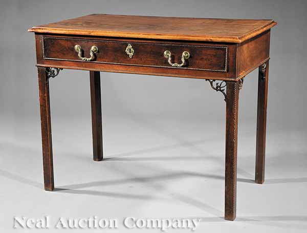 A George III Mahogany Side Table c.