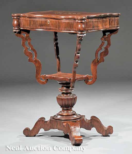 A Good Louis Philippe Inlaid Rosewood