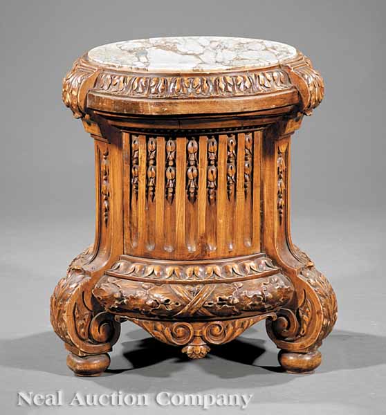 An Antique Neoclassical-Style Carved