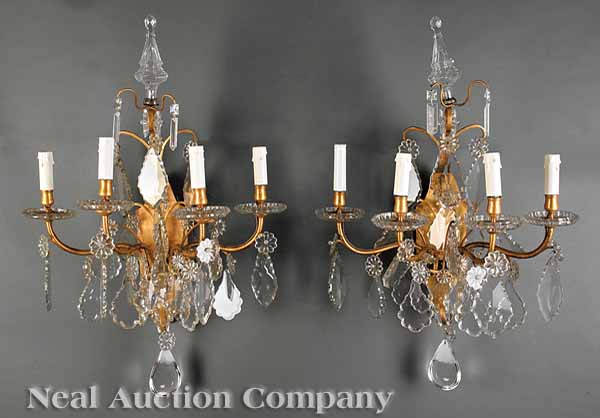 A Pair of Baccarat Crystal and