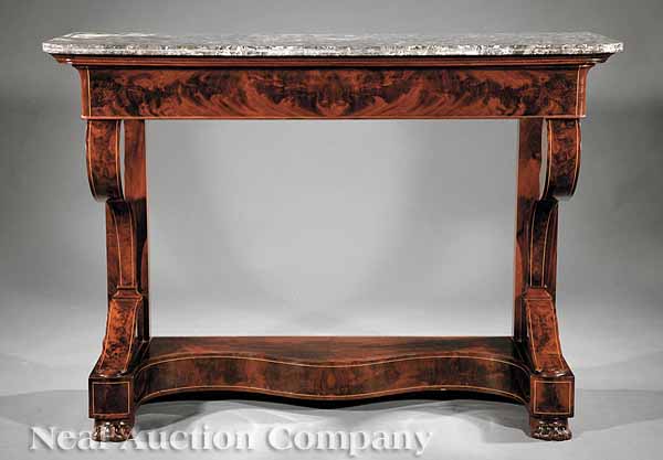 A French Restauration Inlaid and
